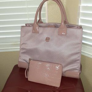 Joy Mangano Tuff Tech Tote Bag with RFID Wristlet
